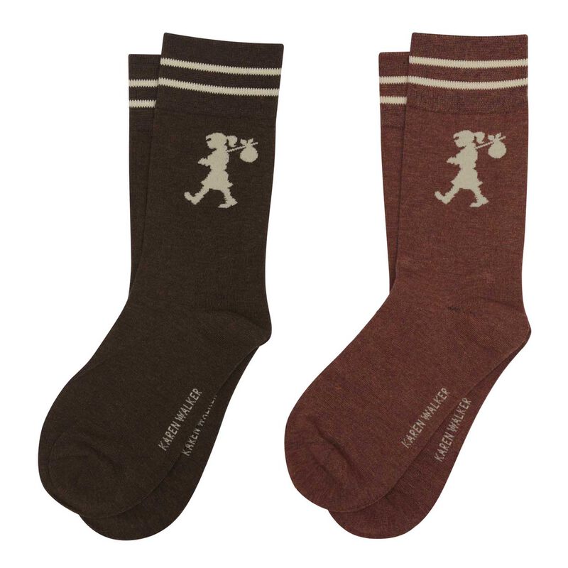 Karen Walker Runaway Girl Socks - 2 Pack image number 0